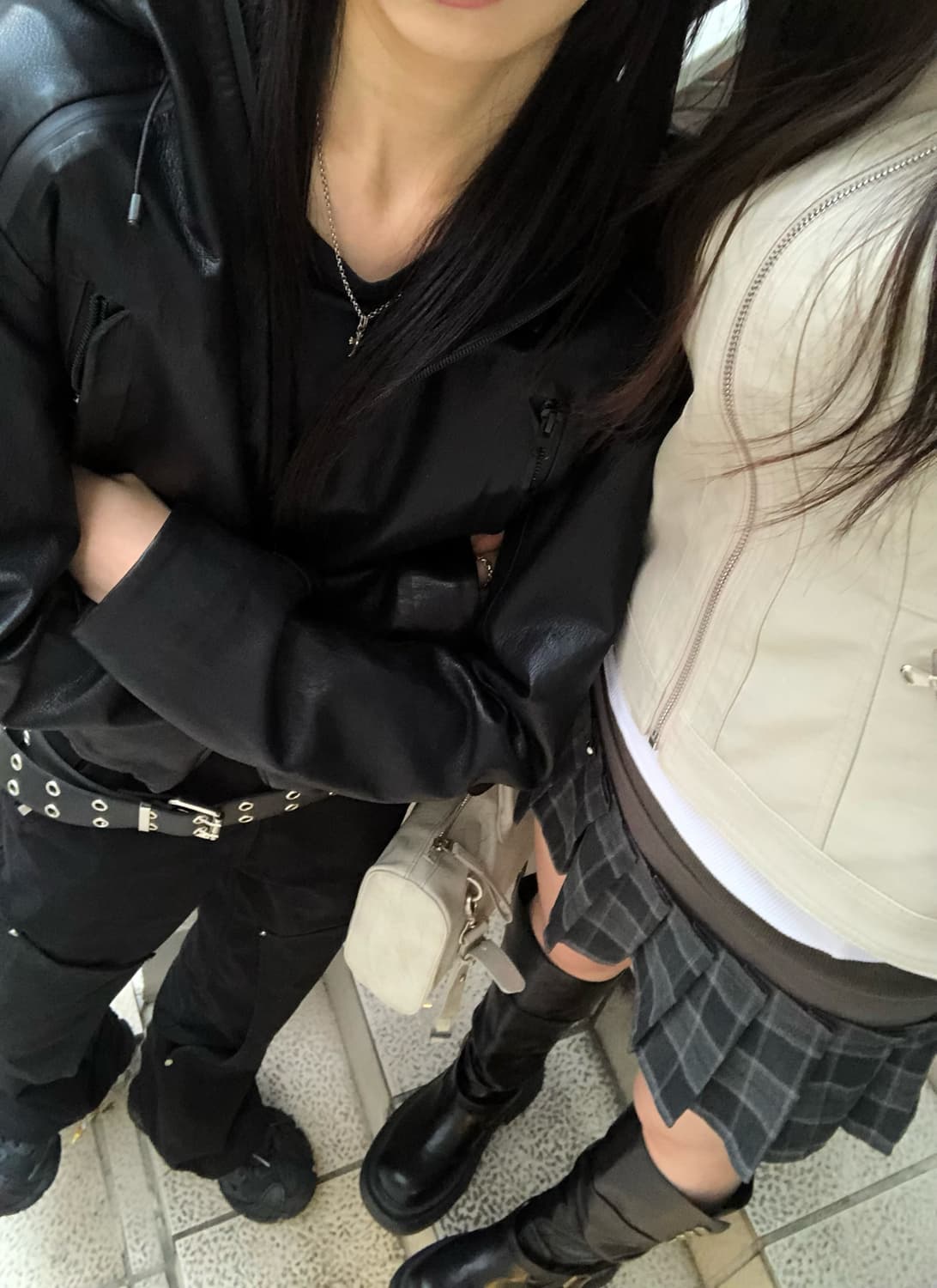 Bevan up 레더 후드자켓 상품이미지4