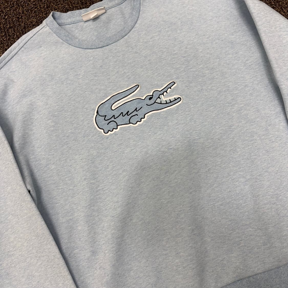 라코스테 하늘색 맨투맨 M 상품이미지2