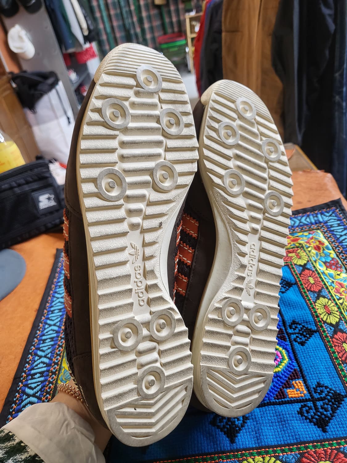 아디다스 × 웨일즈보너 SL72 니트브라운 상품이미지8