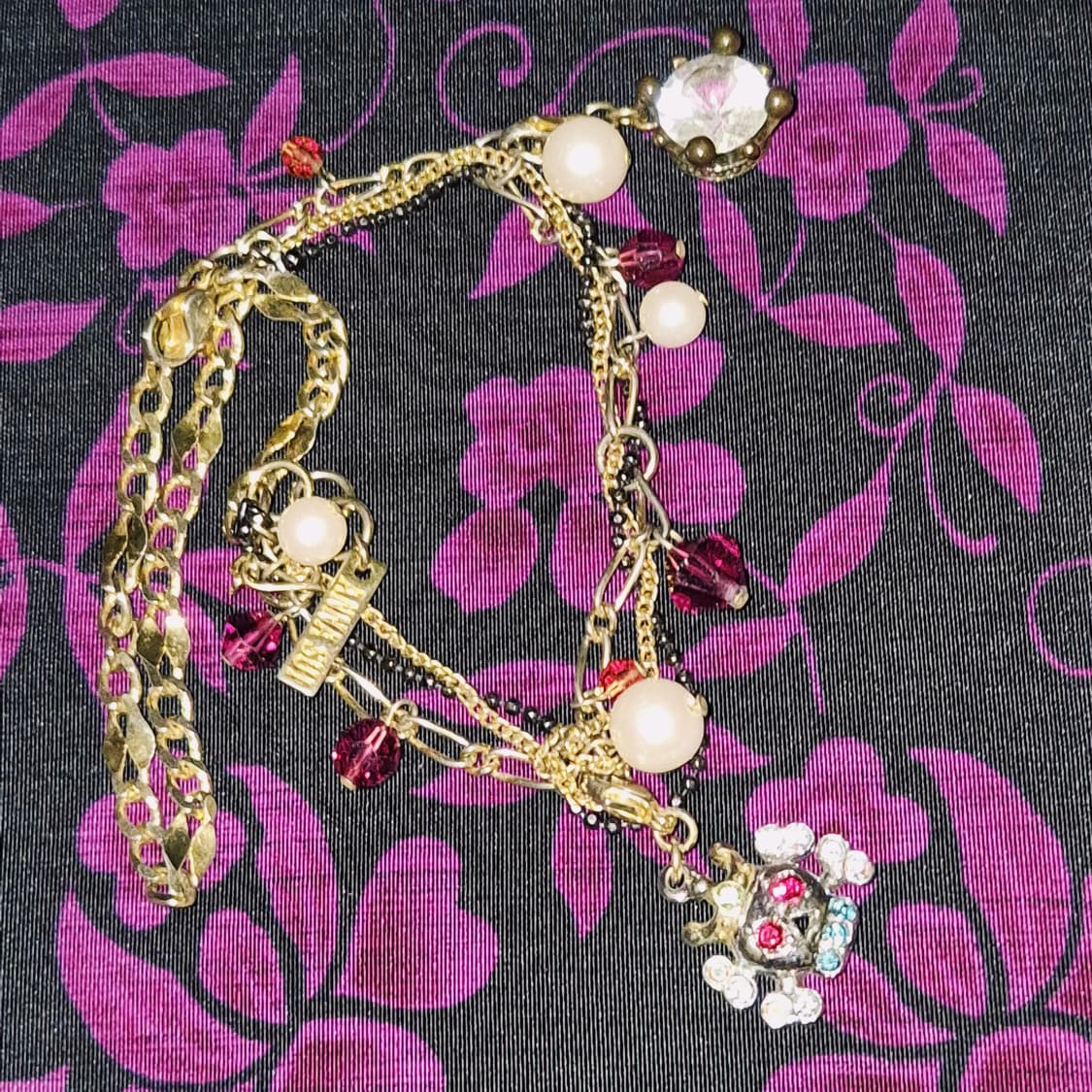 06s 한정 안나수이 스컬 레이어드 팔찌 상품이미지8