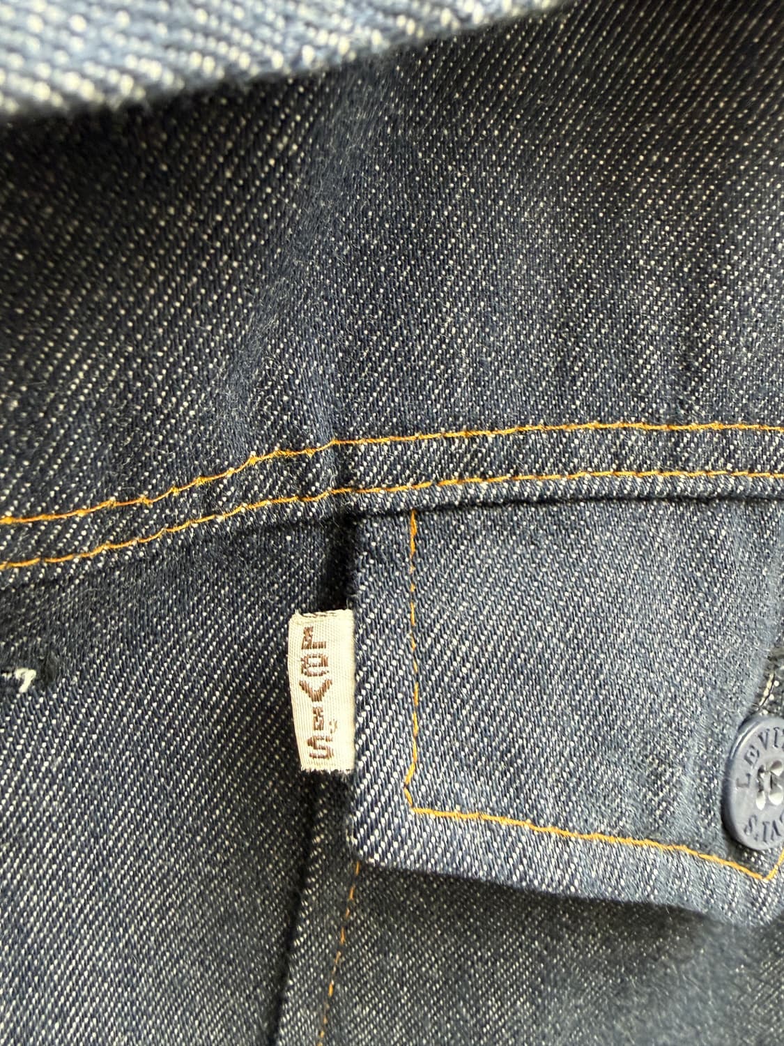 70s Levis gentleman 데님셔츠 상품이미지3