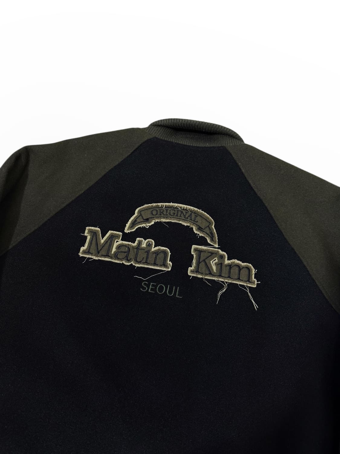 Matin kim 마틴킴 백로고 바시티 상품이미지3