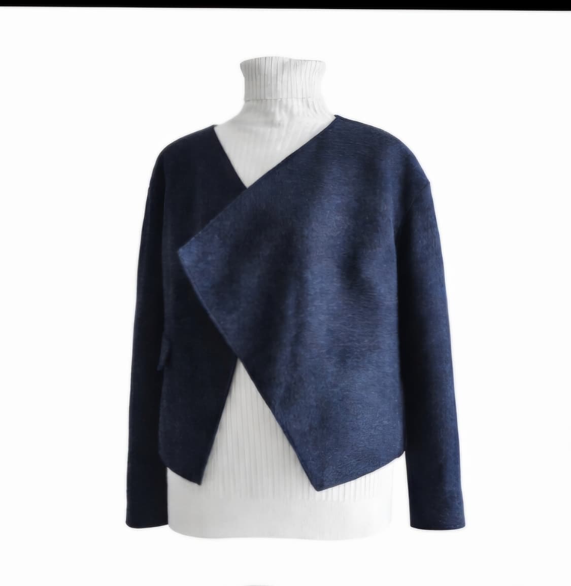 (80만원대)바네사브루노 아떼 노카라 크롭자켓 / 유니크 디자이너 자켓 상품이미지4