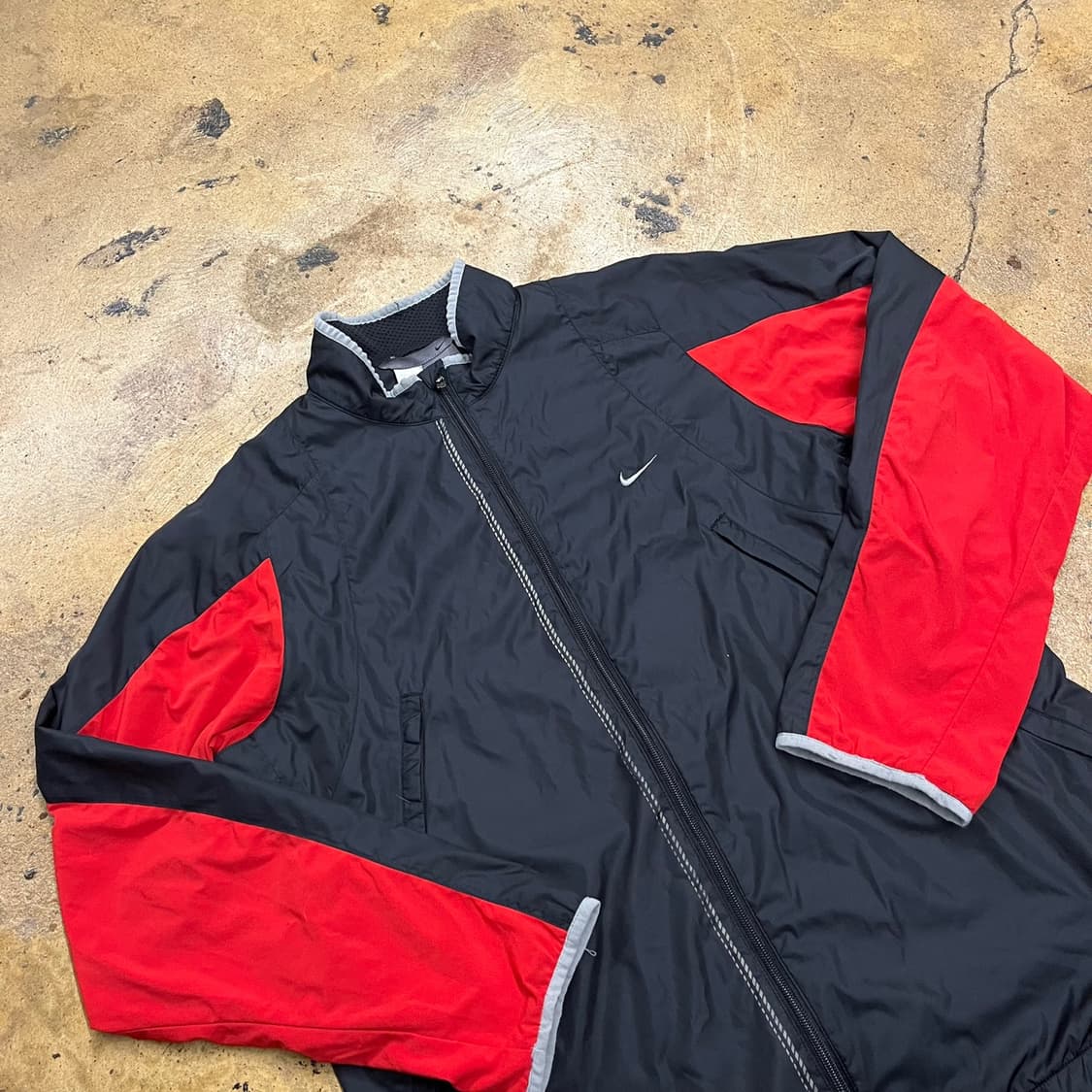 [정품/XL] 나이키 블랙 레드 바람막이 자켓 b15 상품이미지1