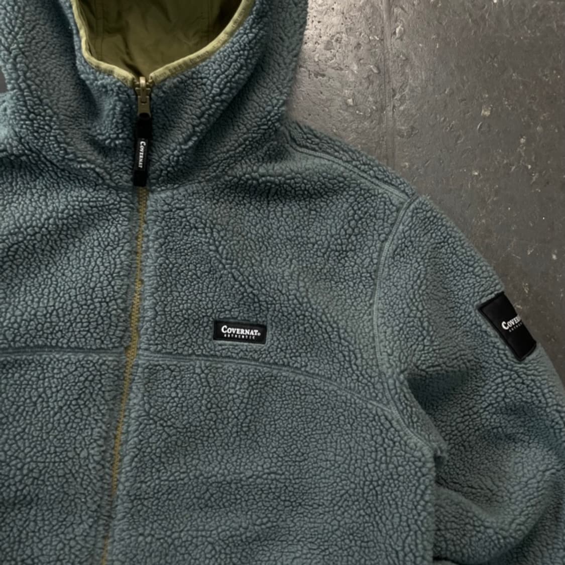 100 커버낫 리버시블 후리스 자켓  상품이미지2