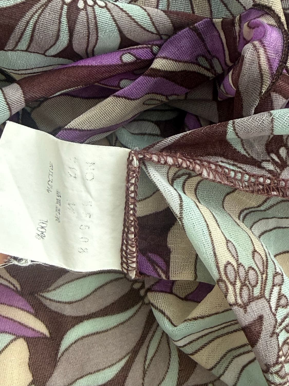 오리엔탈 시스루 7부 블라우스 탑 상품이미지8