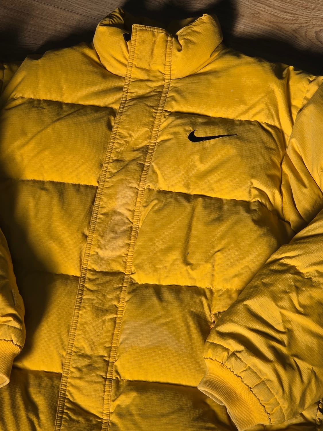 나이키 00s 립스탑 뉴챔프 올드스쿨 병아리 덕다온 패딩자켓 상품이미지2