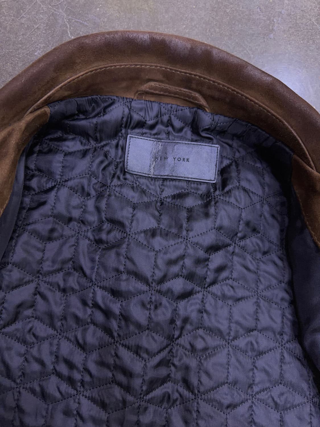 질스튜어트 뉴욕 양가죽 스웨이드 레더 라이더자켓 M 상품이미지7