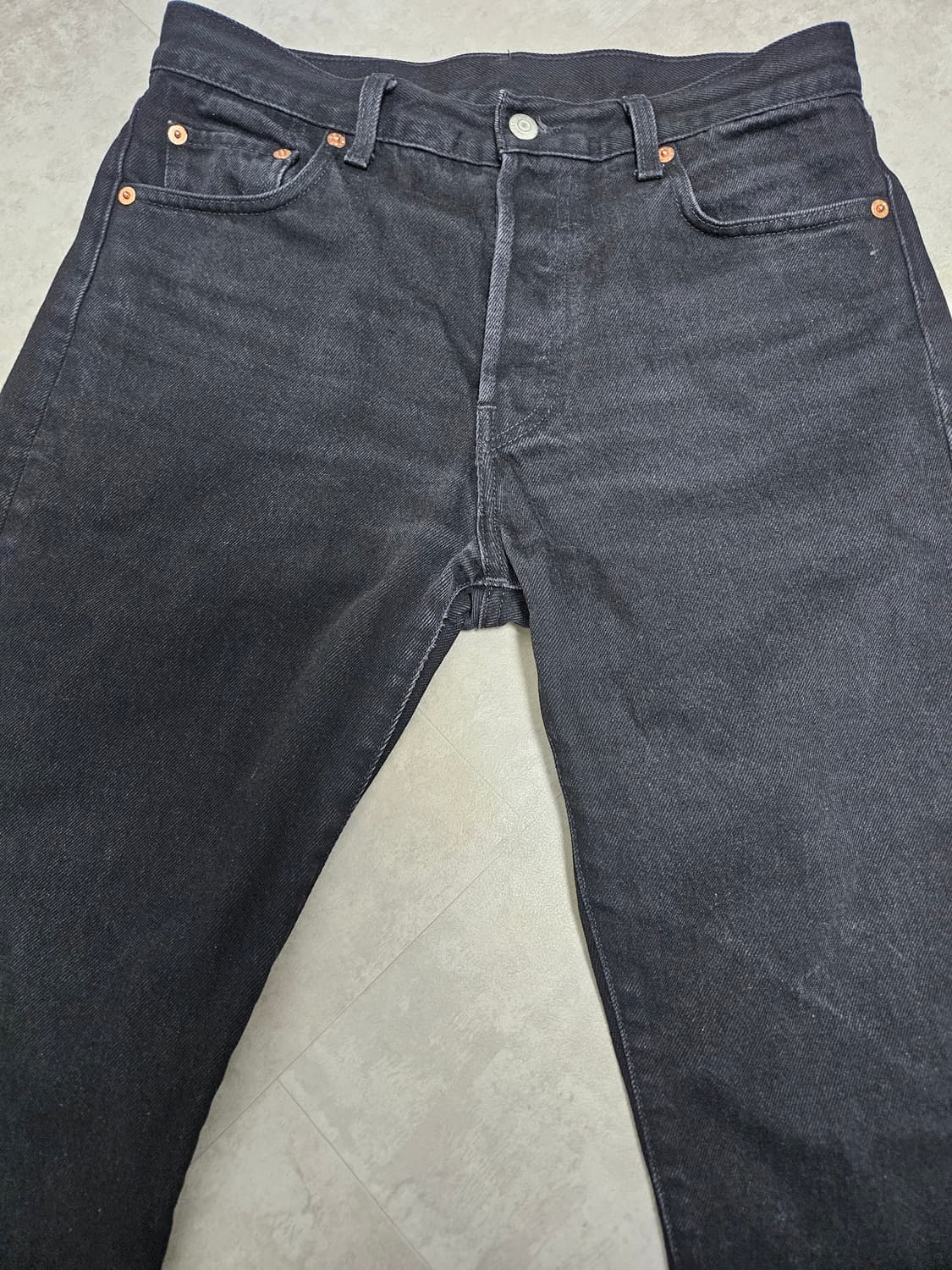 리바이스 LVC 84501 블랙 30/32 66후기 복각 상품이미지1