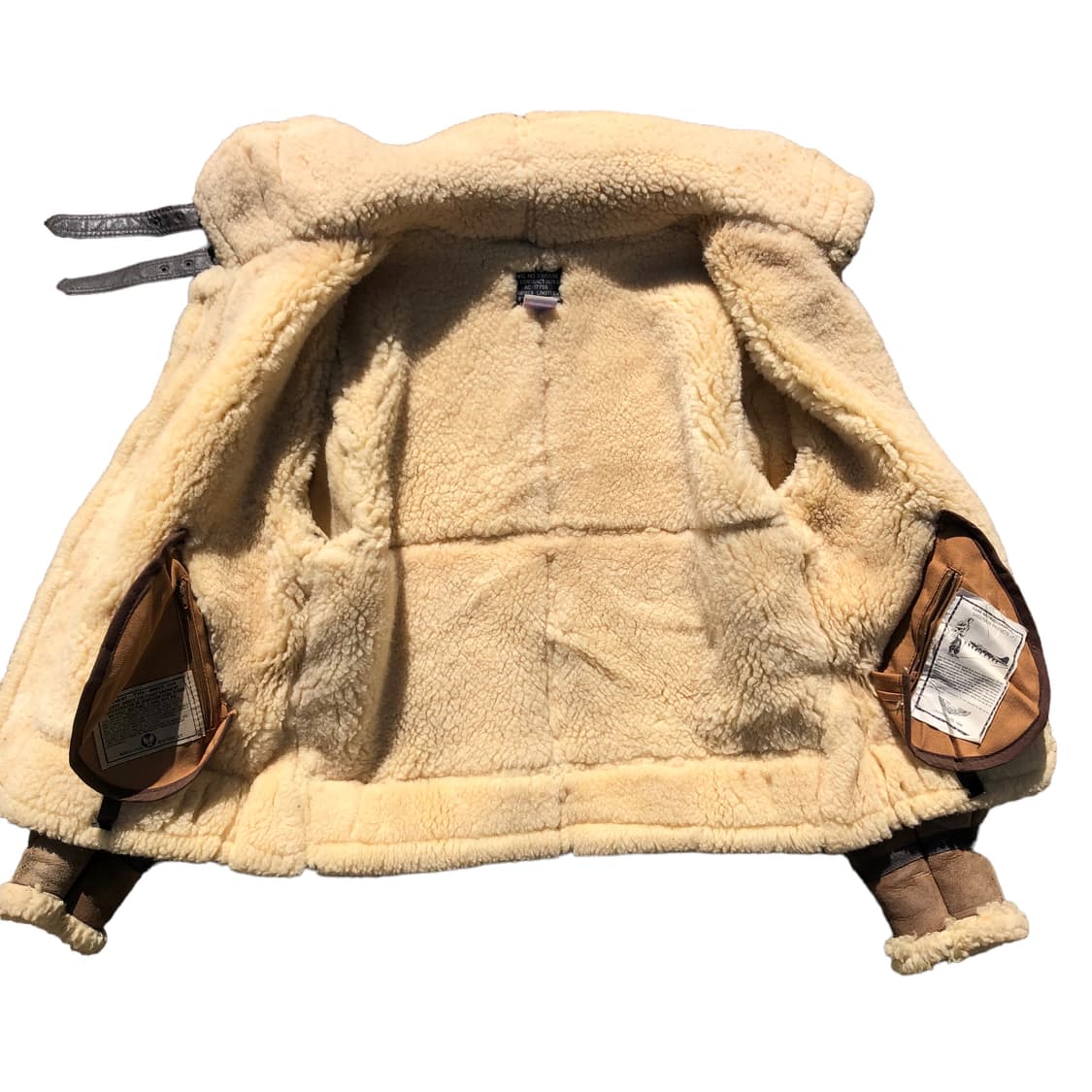 [M] 아비렉스 B-3 플라이트 자켓 무스탕 상품이미지4