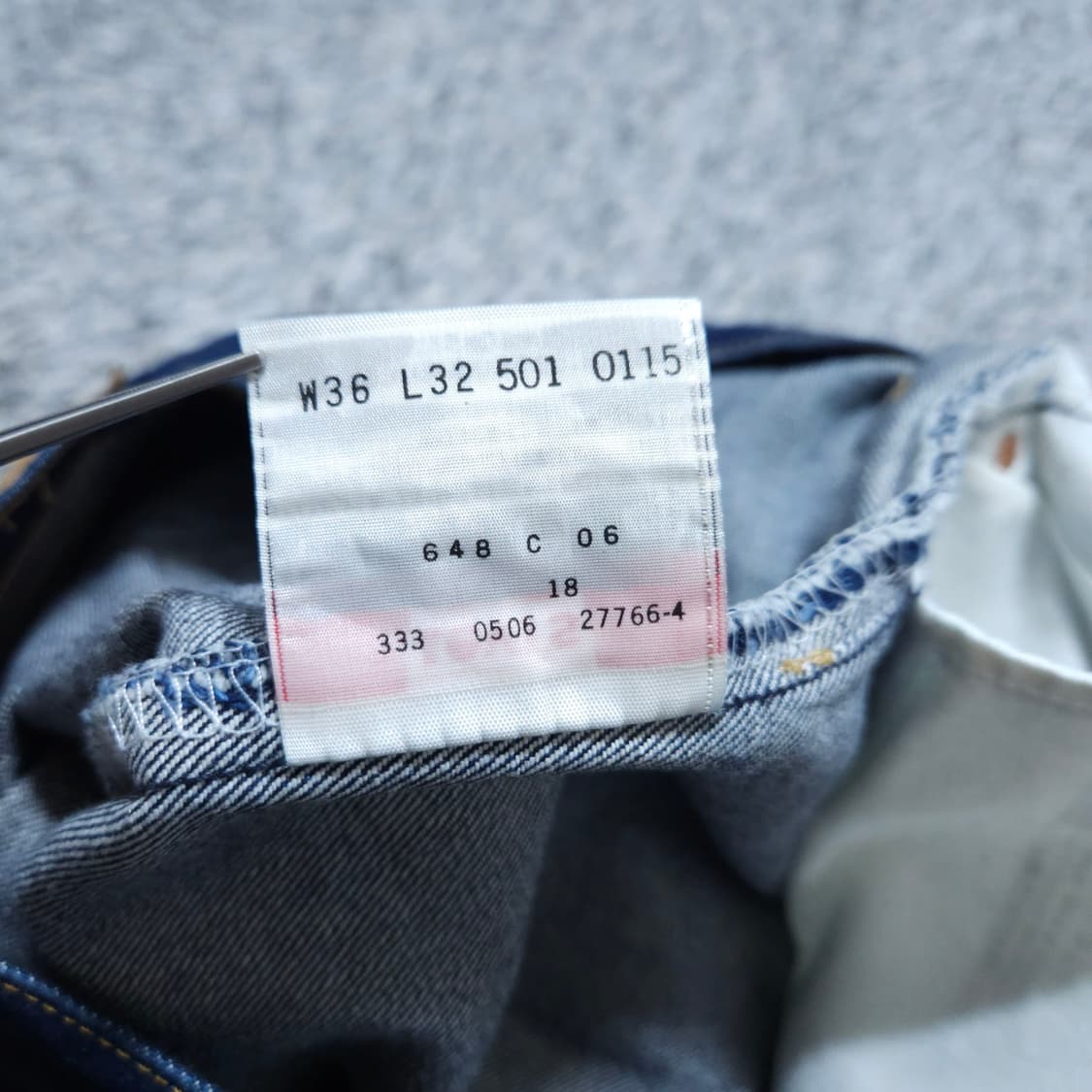 리바이스501) 허리32 남자 일자청바지 / 왕눈이샵 상품이미지10