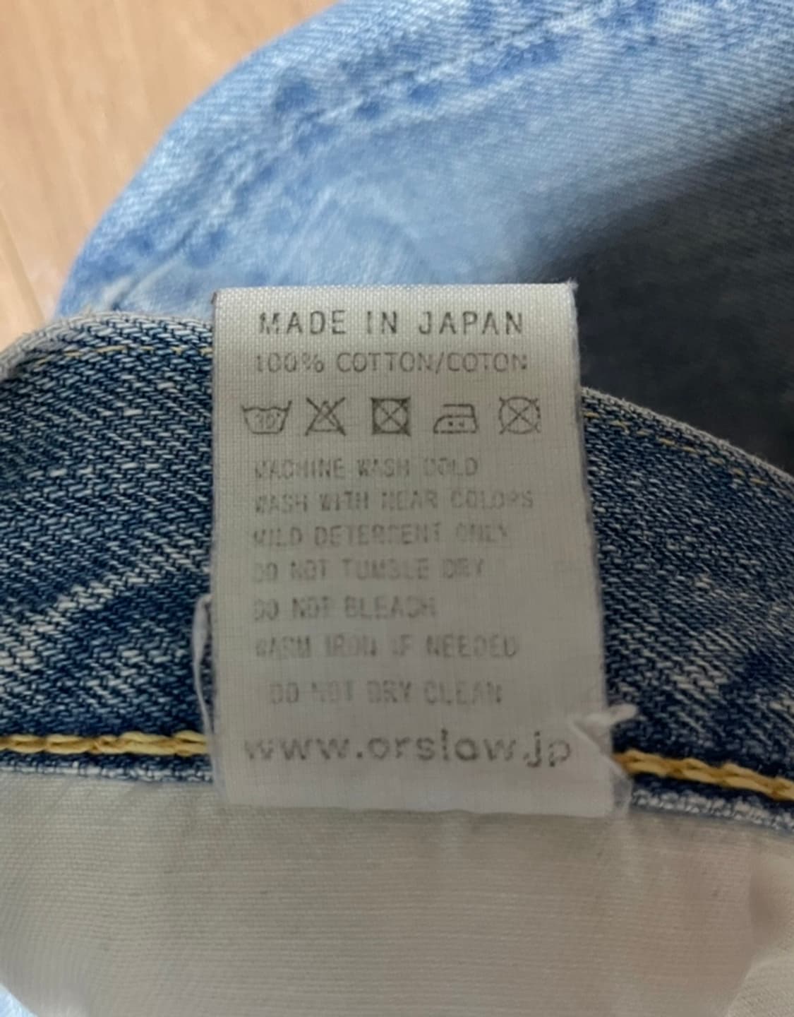 오어슬로우 105 2years 청바지 4 상품이미지6