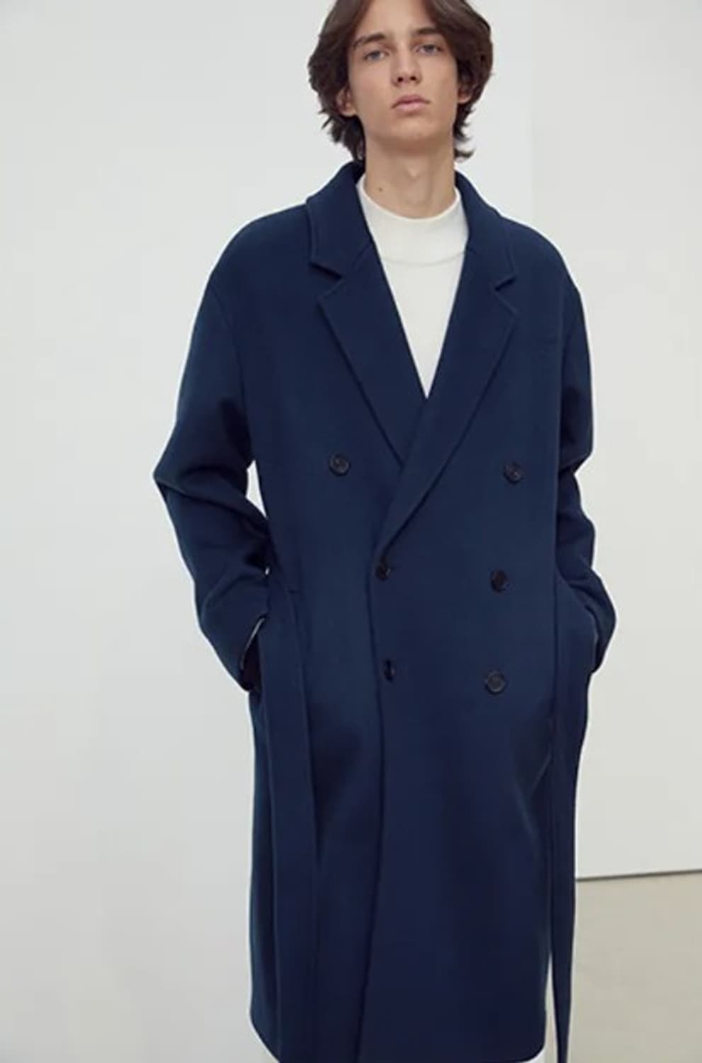 쿠어 COOR 캐시미어 30 더블 로브 코트 PN7311 상품이미지2