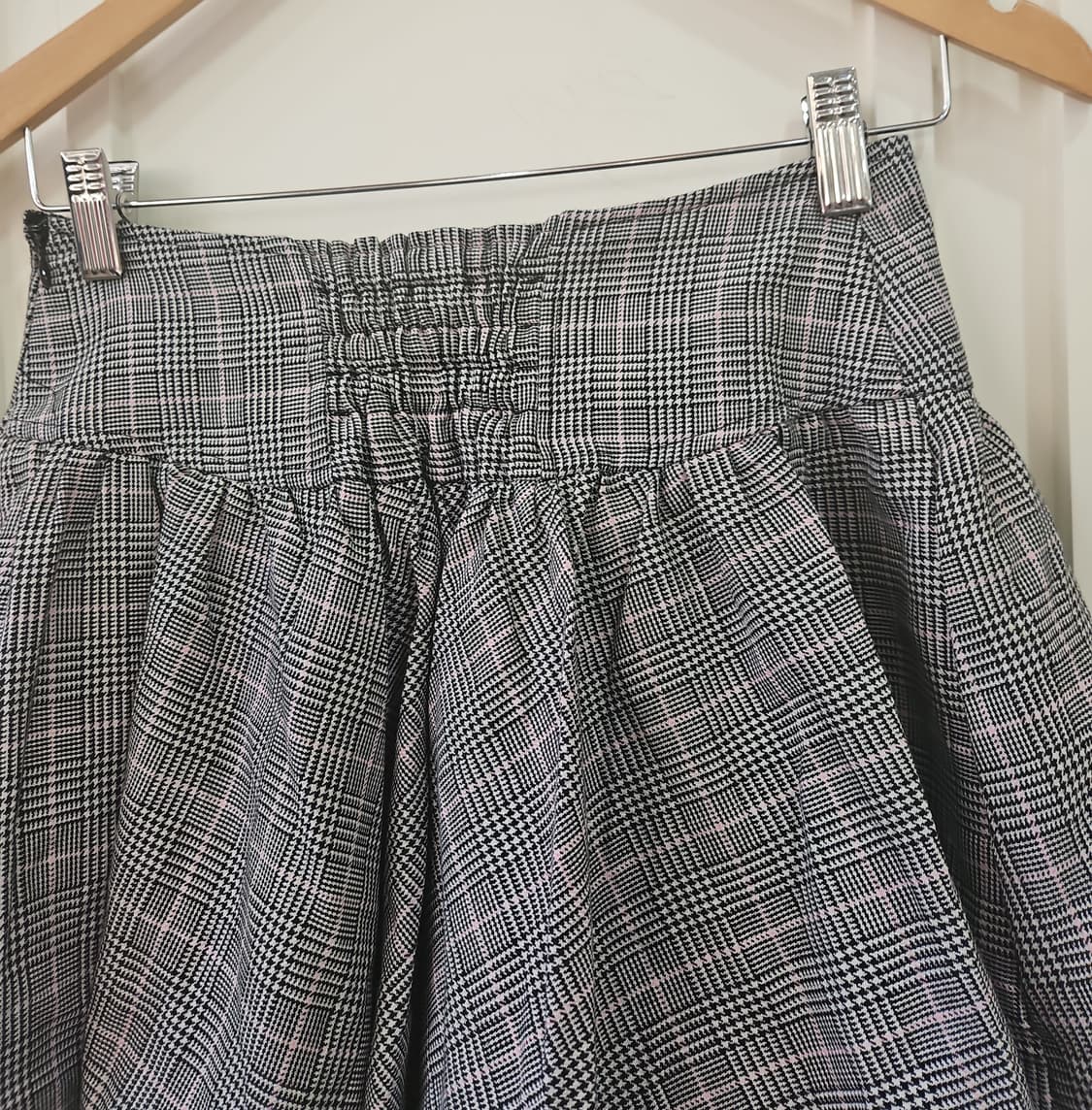 체크 레이스 코르셋 스커트 상품이미지5