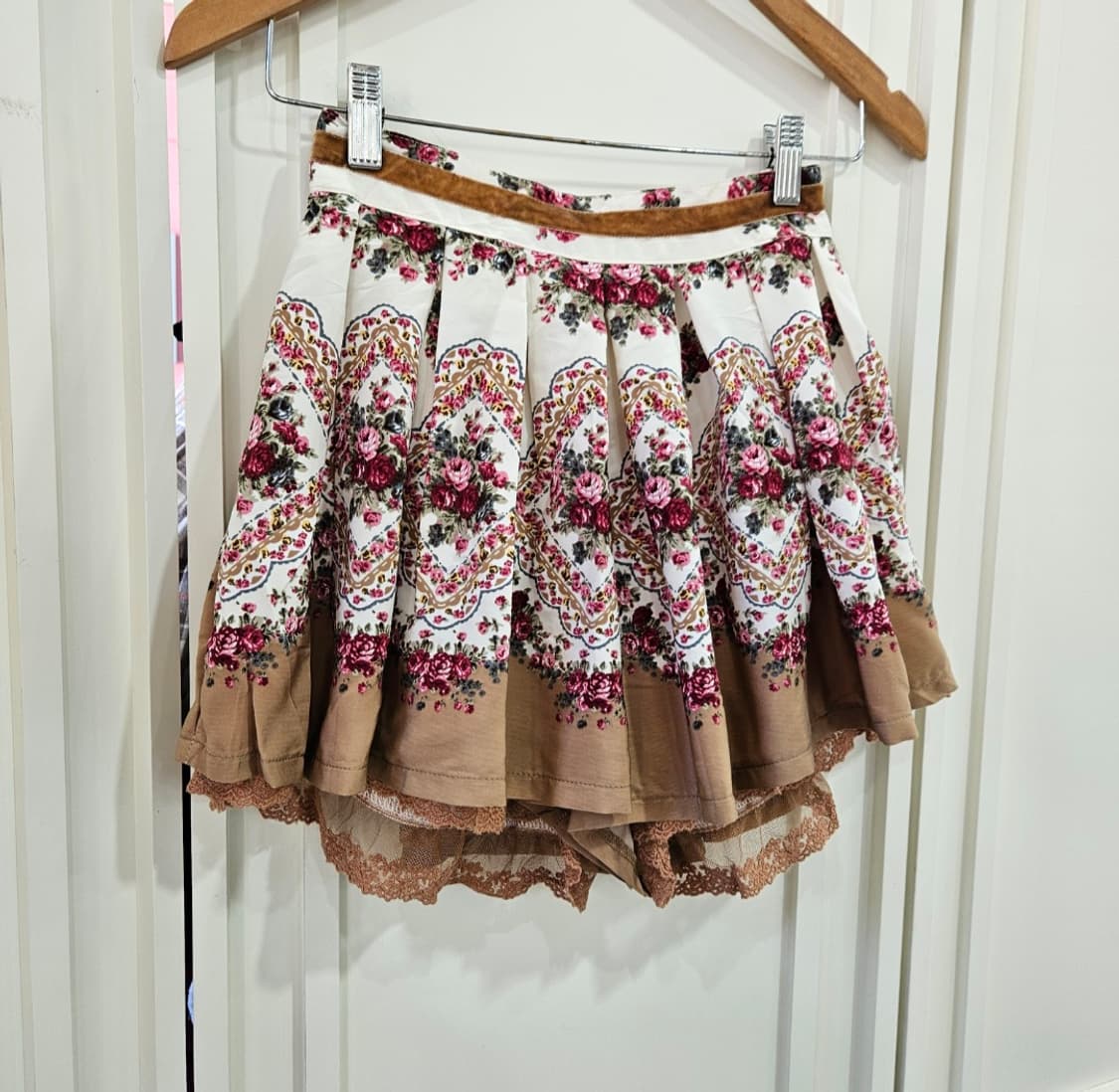 Liz Lisa 리즈리사 플라워 초코무드 큐롯 스커트 상품이미지2