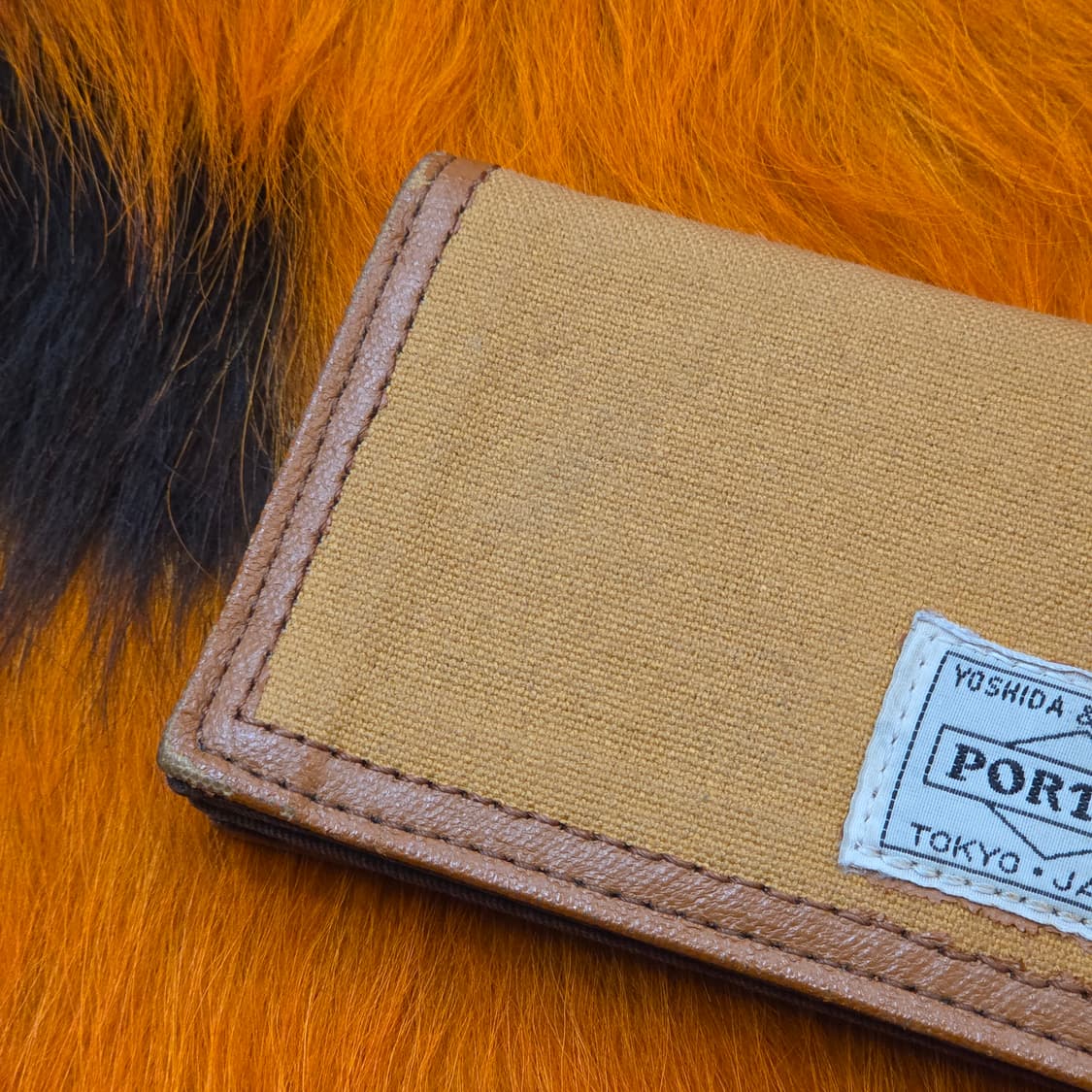 요시다 포터 카멜 브라운 카드 지갑 상품이미지2