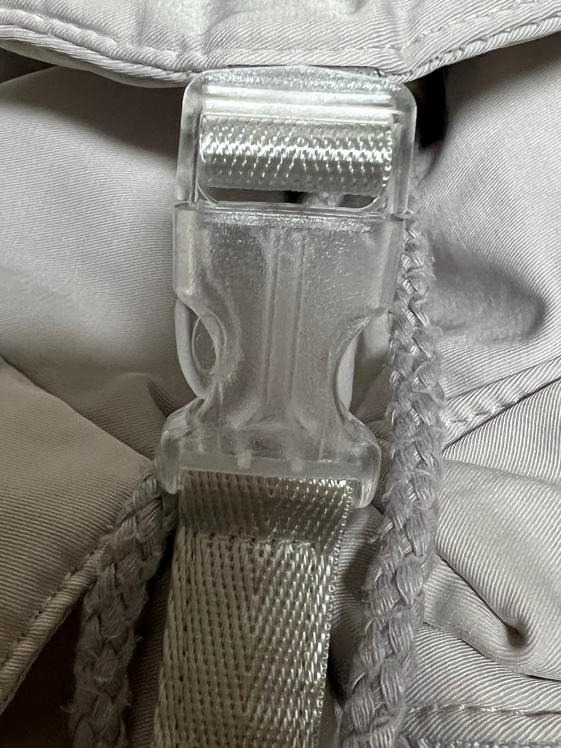 탠스댄스 버튼 미니 백팩 라이트그레이 상품이미지2