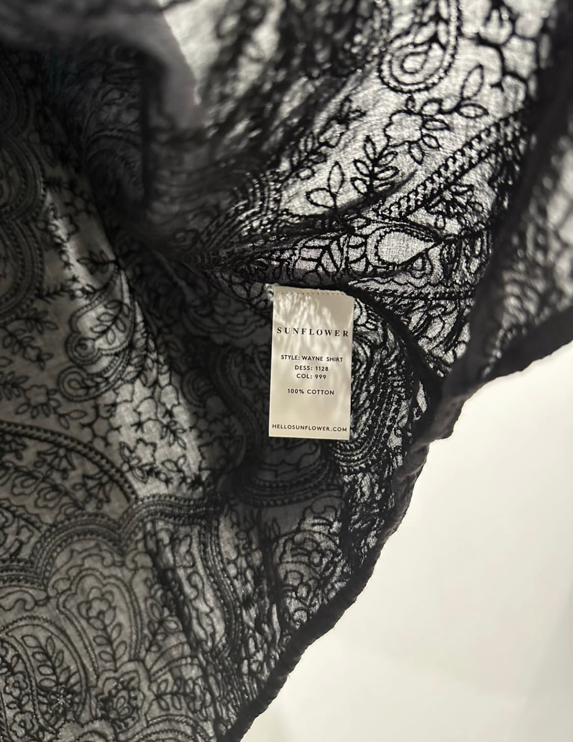 썬플라워 웨인 자카드 셔츠  상품이미지6