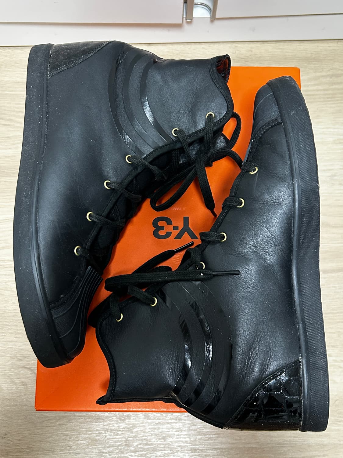 Y-3 블랙 하이탑 (260) 상품이미지5