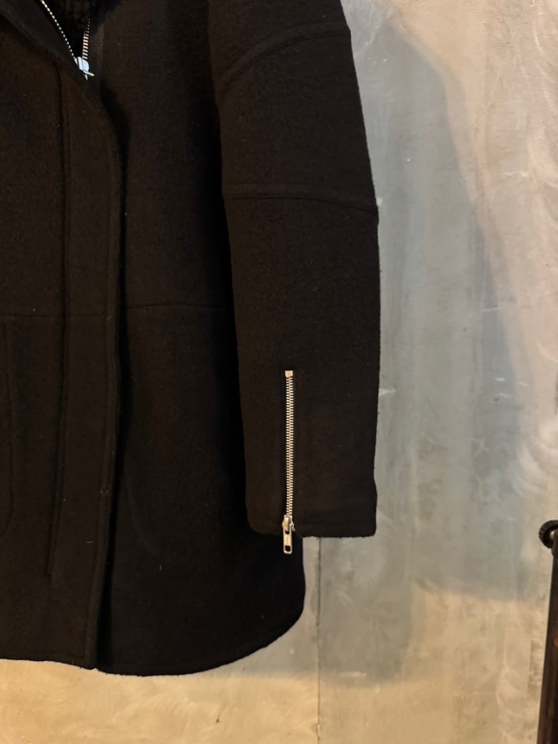 띠어리 시어링 펠트울 라이더 코트 55~66 상품이미지6