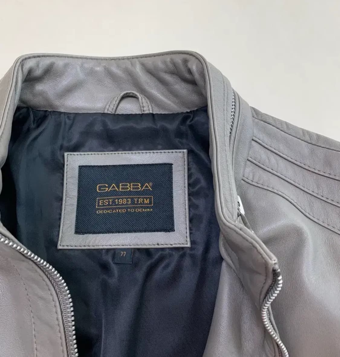 GABBA 양가죽 자켓 그레이 100(77) 상품이미지3