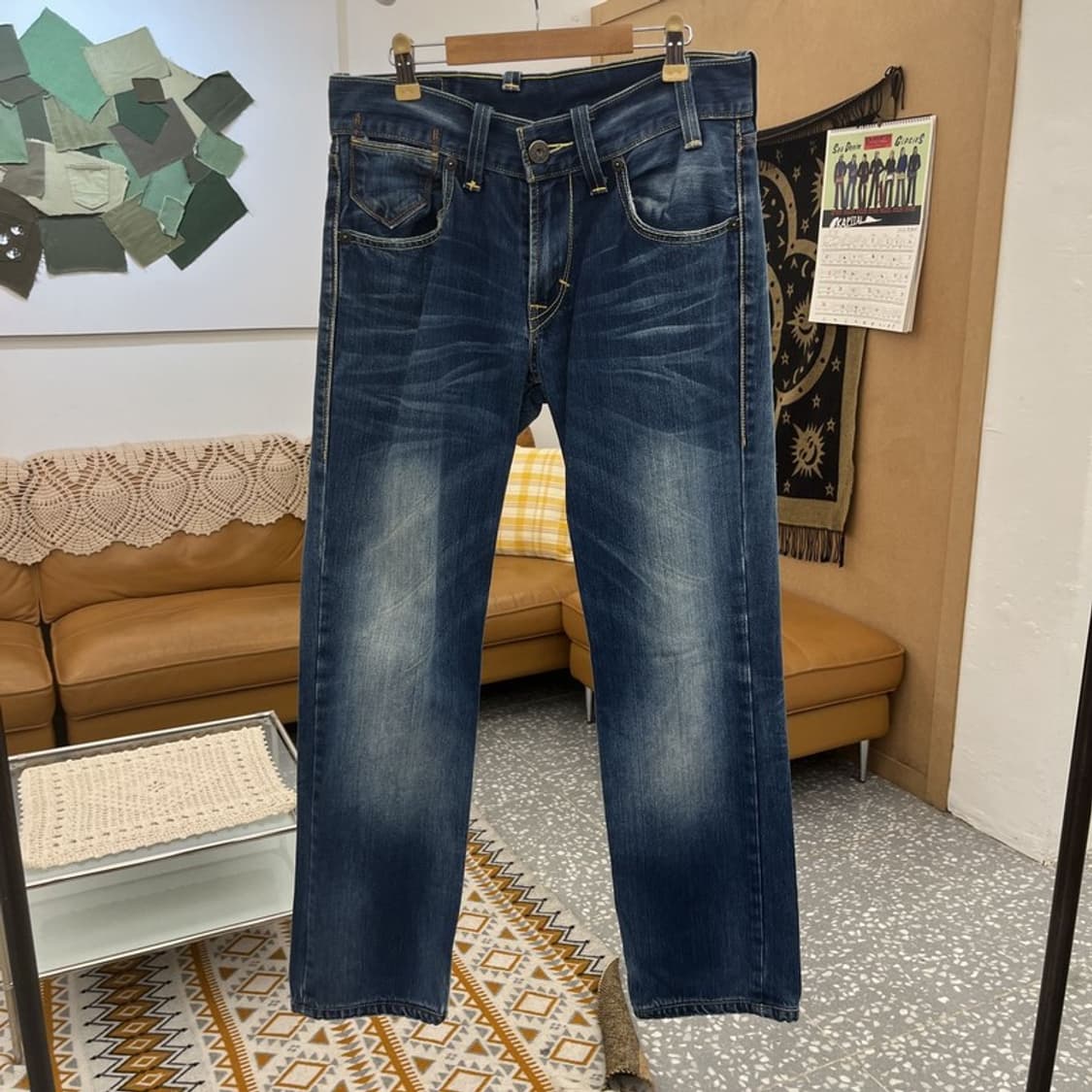 리바이스 504 빈티지레트로 00s 워싱 데님팬츠 30인치 C10967 상품이미지3