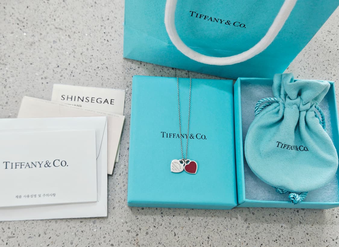 티파니앤코 리턴투 더블하트 미니 레드 목걸이[정품/영수증포함풀구성] 상품이미지4