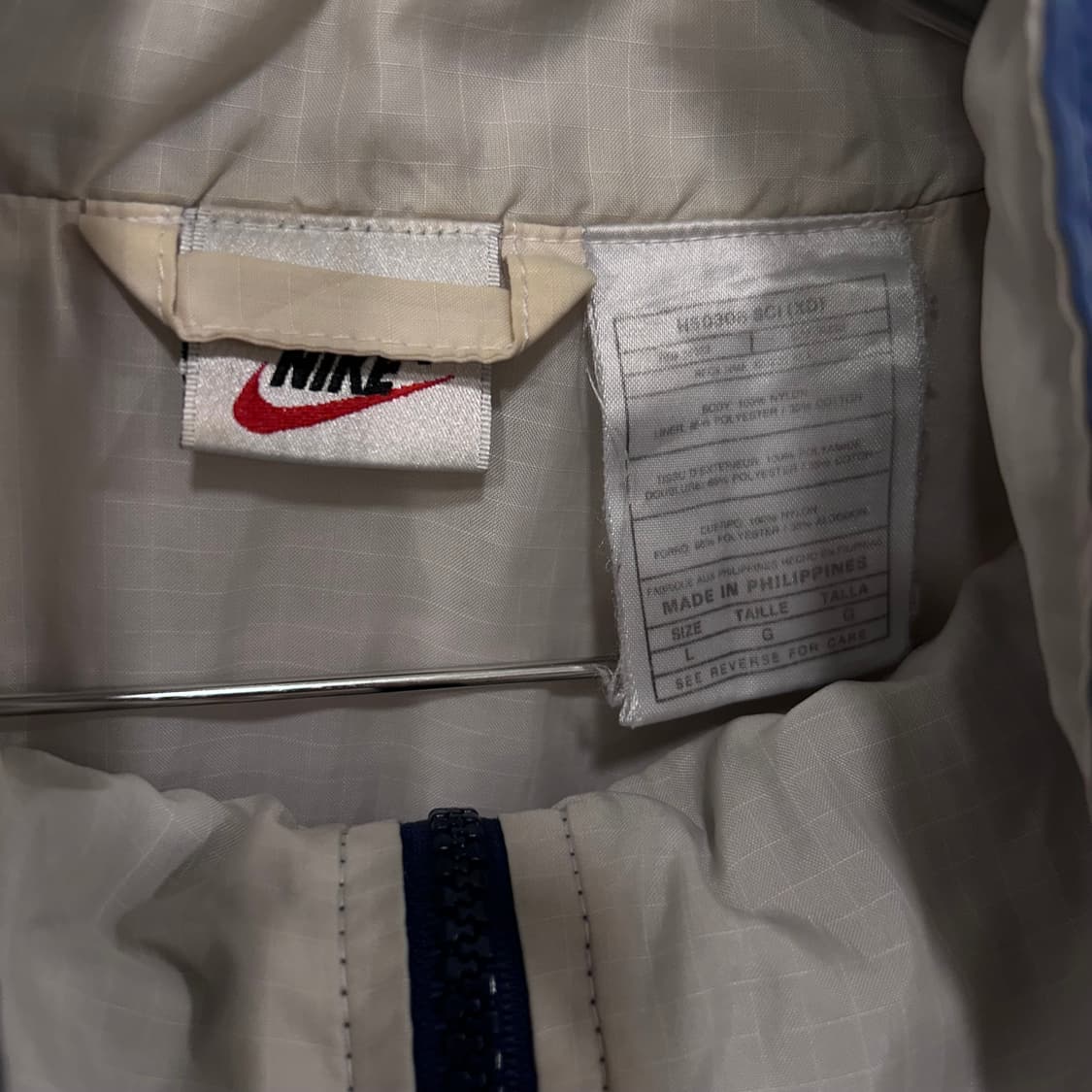 나이키 올드스쿨 배색 라인 하이넥 바람막이 상품이미지3