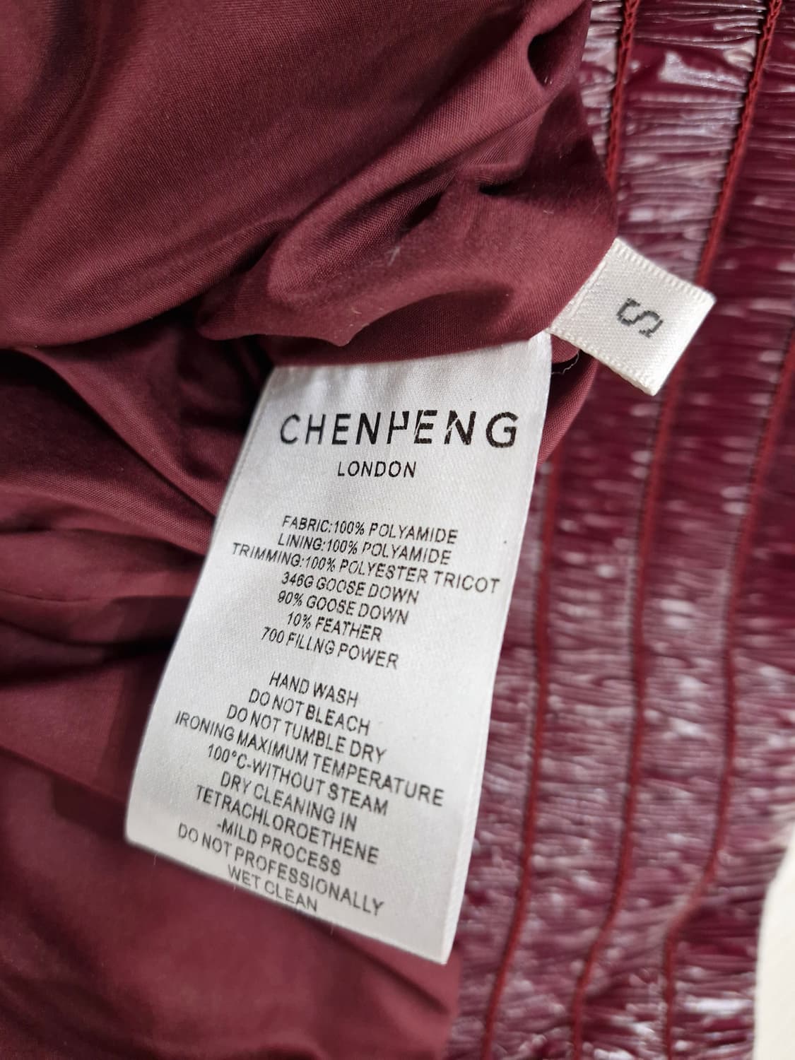 CHENPENG 첸펭 글로시 다운패딩[S] 상품이미지5