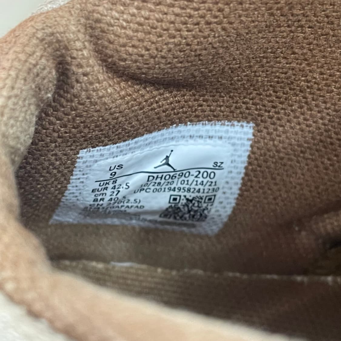 조던 6 레트로 SP 트래비스 스콧 브라운 (270) 상품이미지6