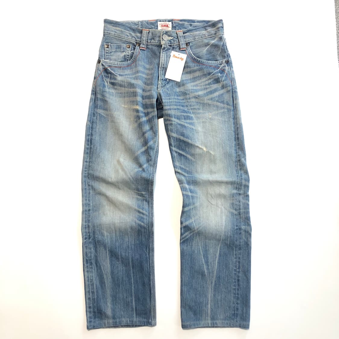 에드윈 재팬 오렌지 디테일 데님팬츠 상품이미지2