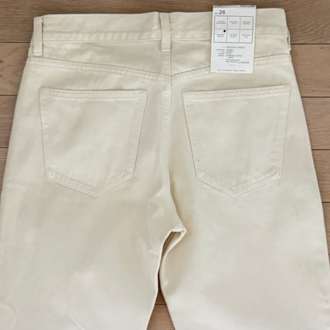 ARKET 스트레이트 핏 미드라이즈 데님 팬츠 26 상품이미지5