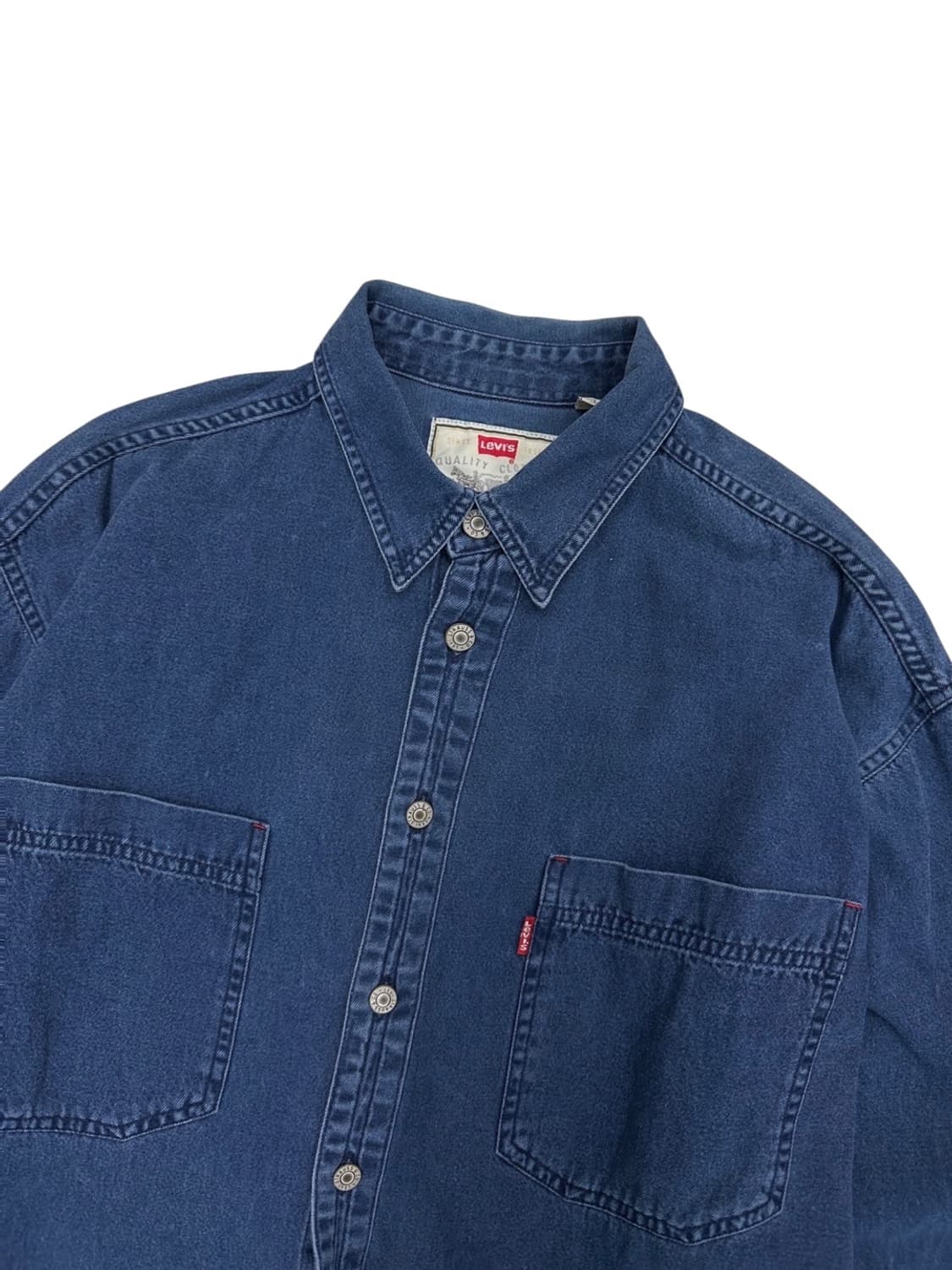 90s 리바이스 샴브레이 셔츠 (L)  상품이미지2