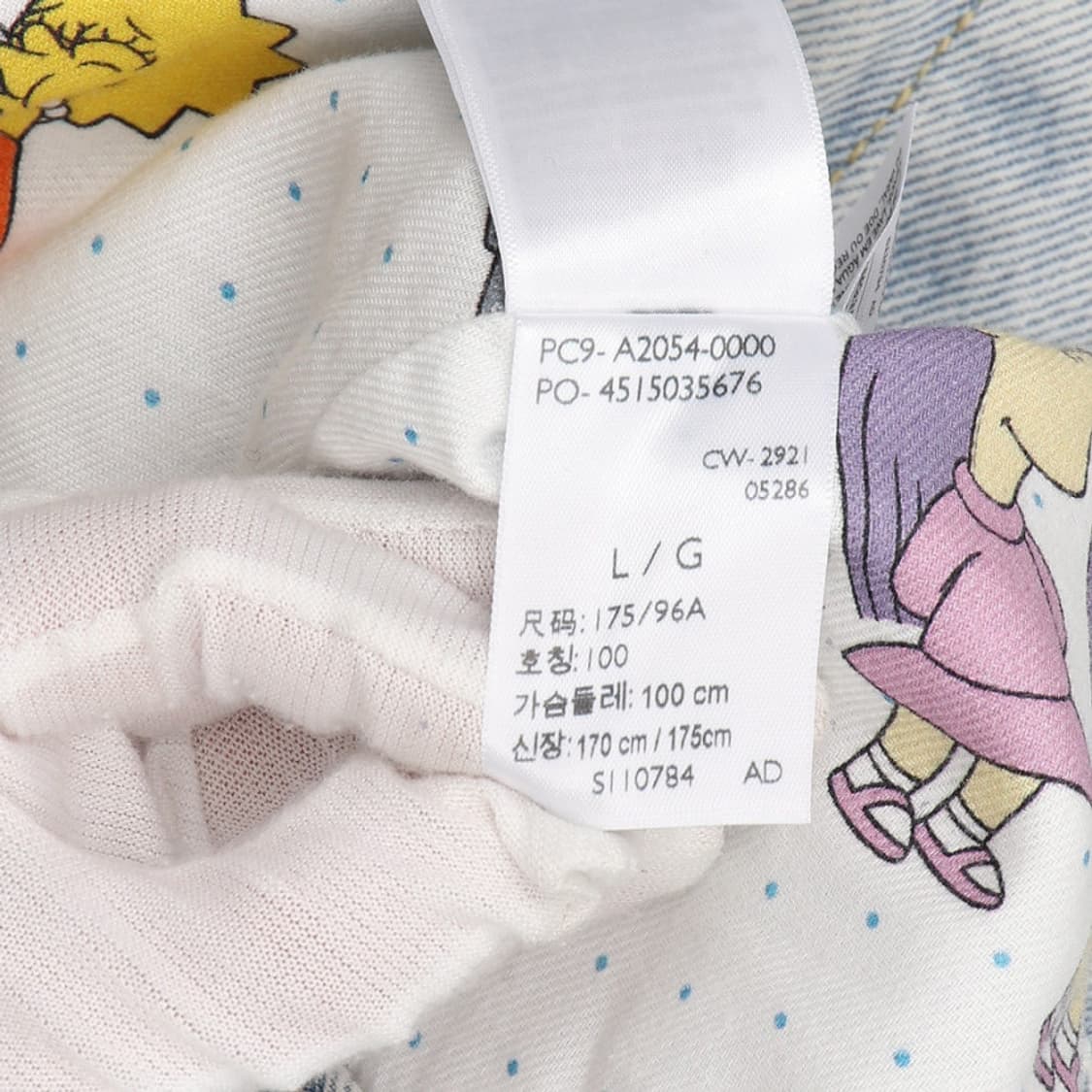 리바이스X심슨 콜라보 데님 자켓 상품이미지6