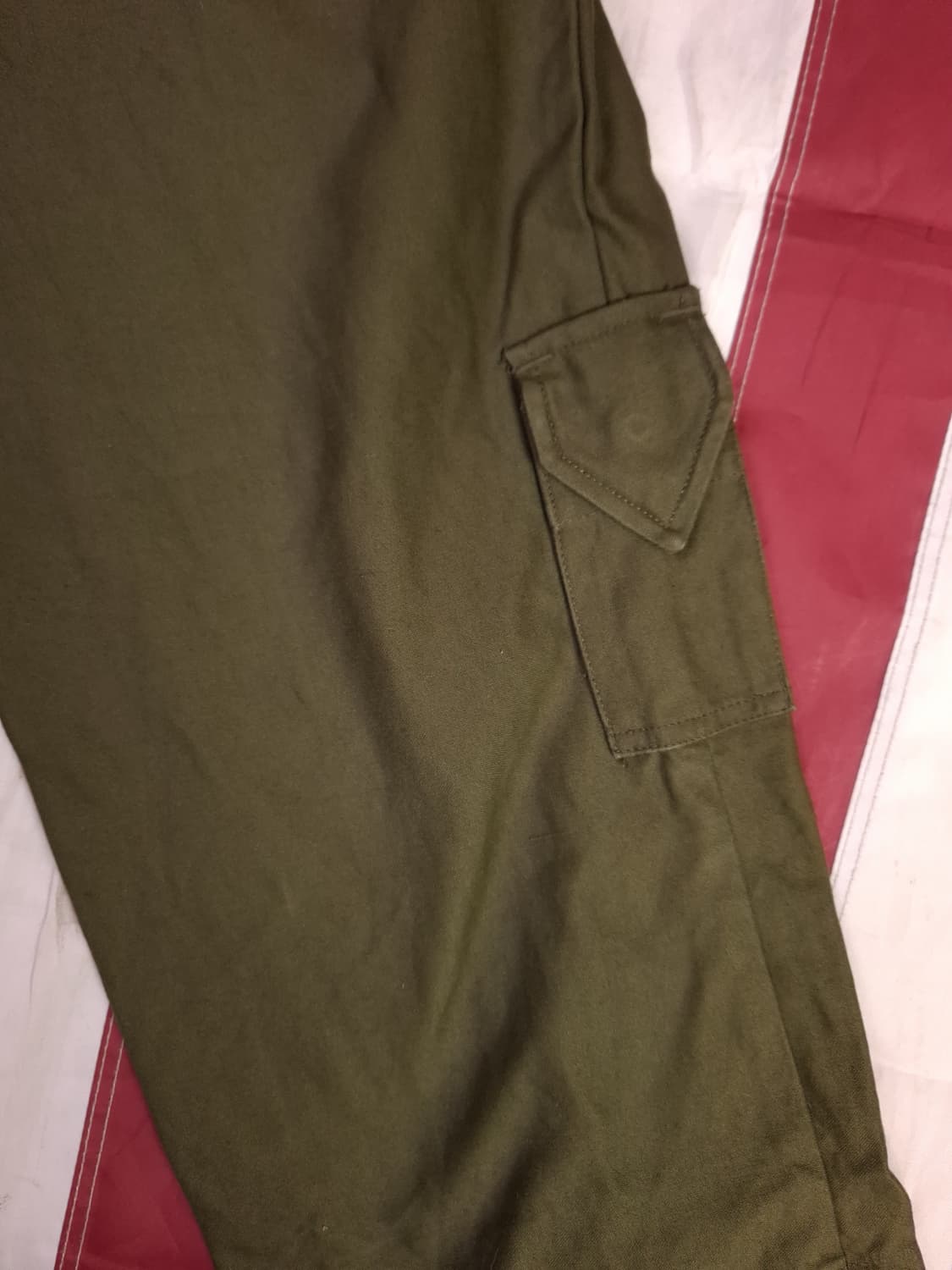 새제품급 오리지날 네덜란드군 OG-107 필드카고 팬츠 상품이미지7