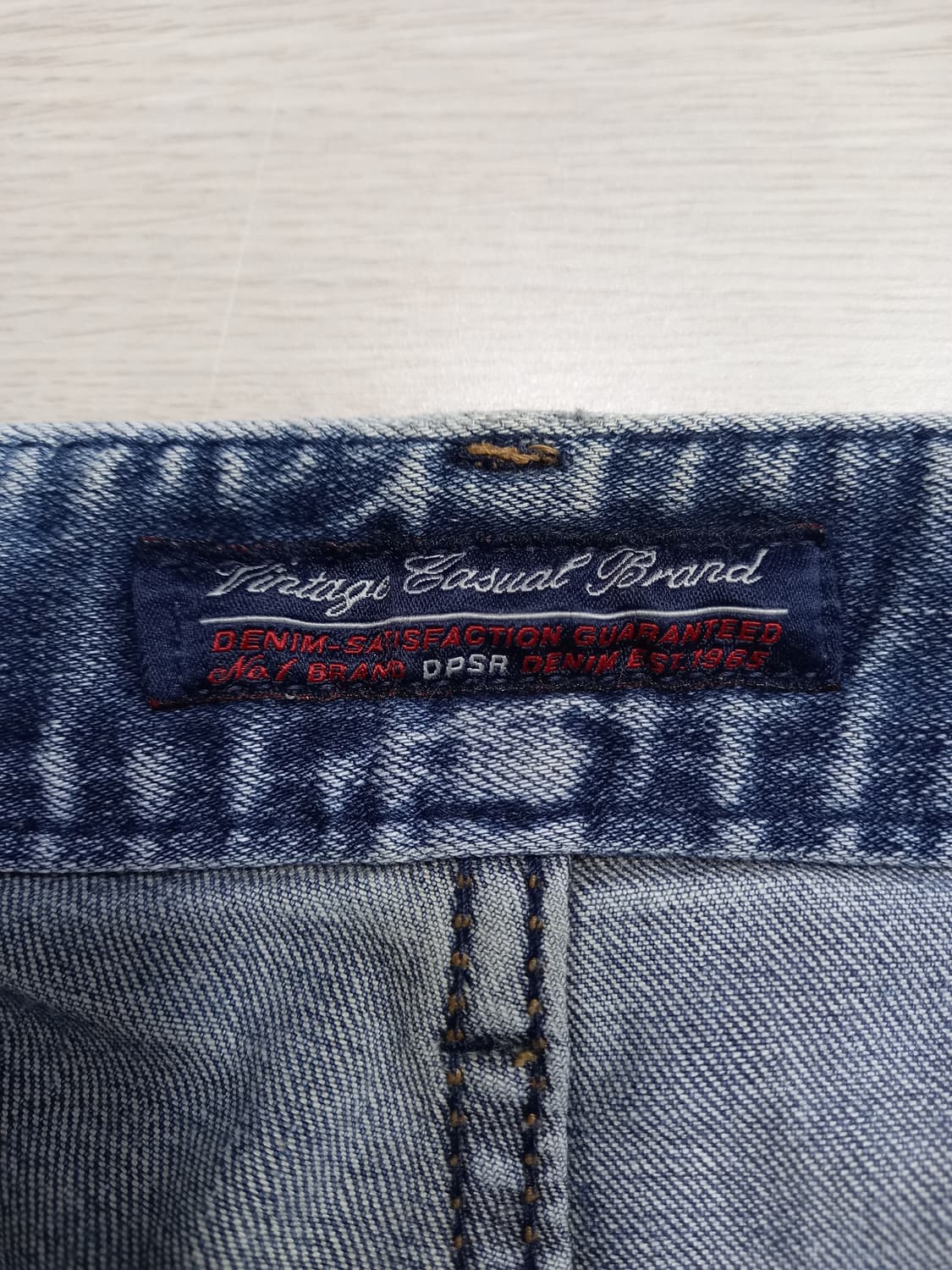 28 DPSR Kor 데미지워싱 스판 슬림일자진 28-883 상품이미지8