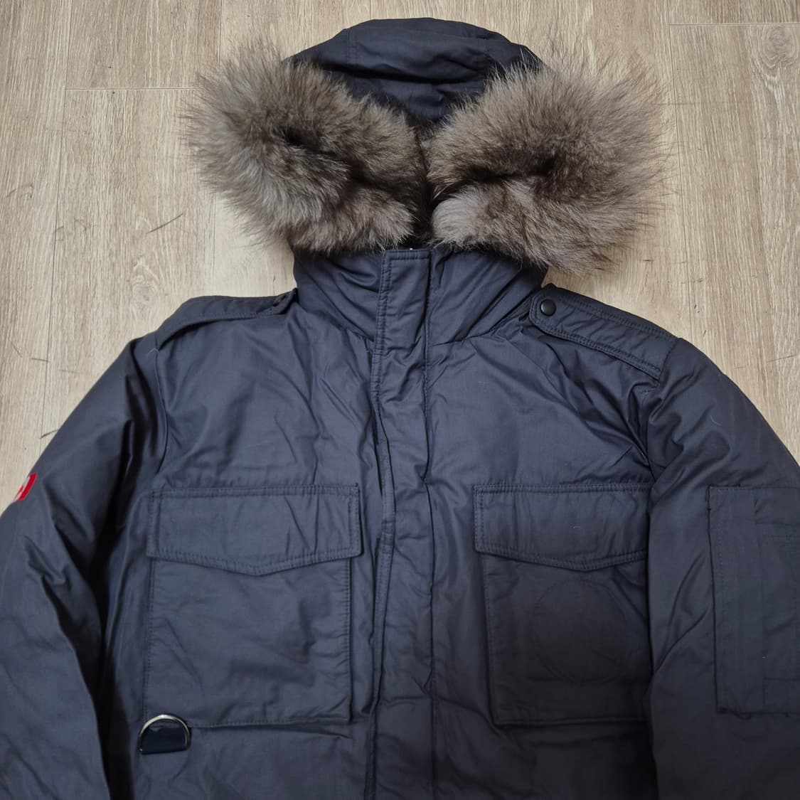 캐나다구스 남성 덕다운 퍼후드 롱패딩 점퍼 XL(105) 상품이미지2