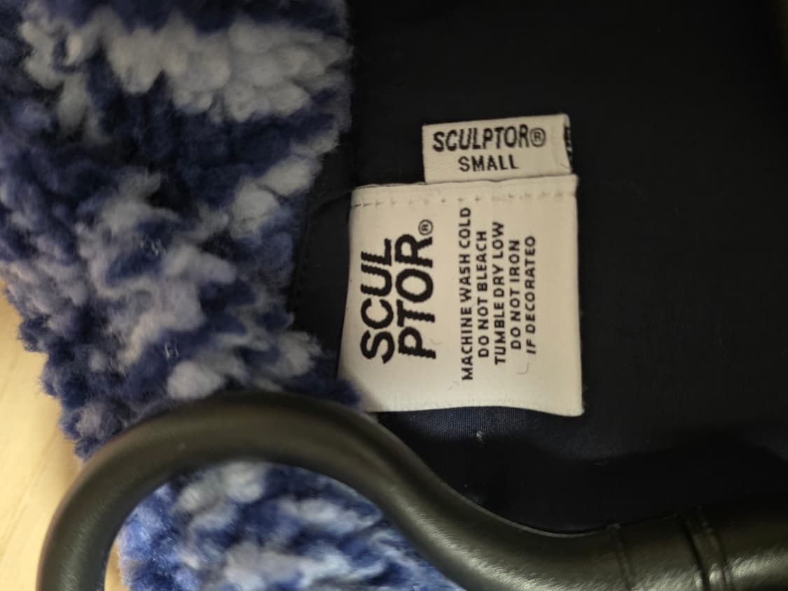 Sculptor hibiscus sherpa jacket blue 상품이미지3