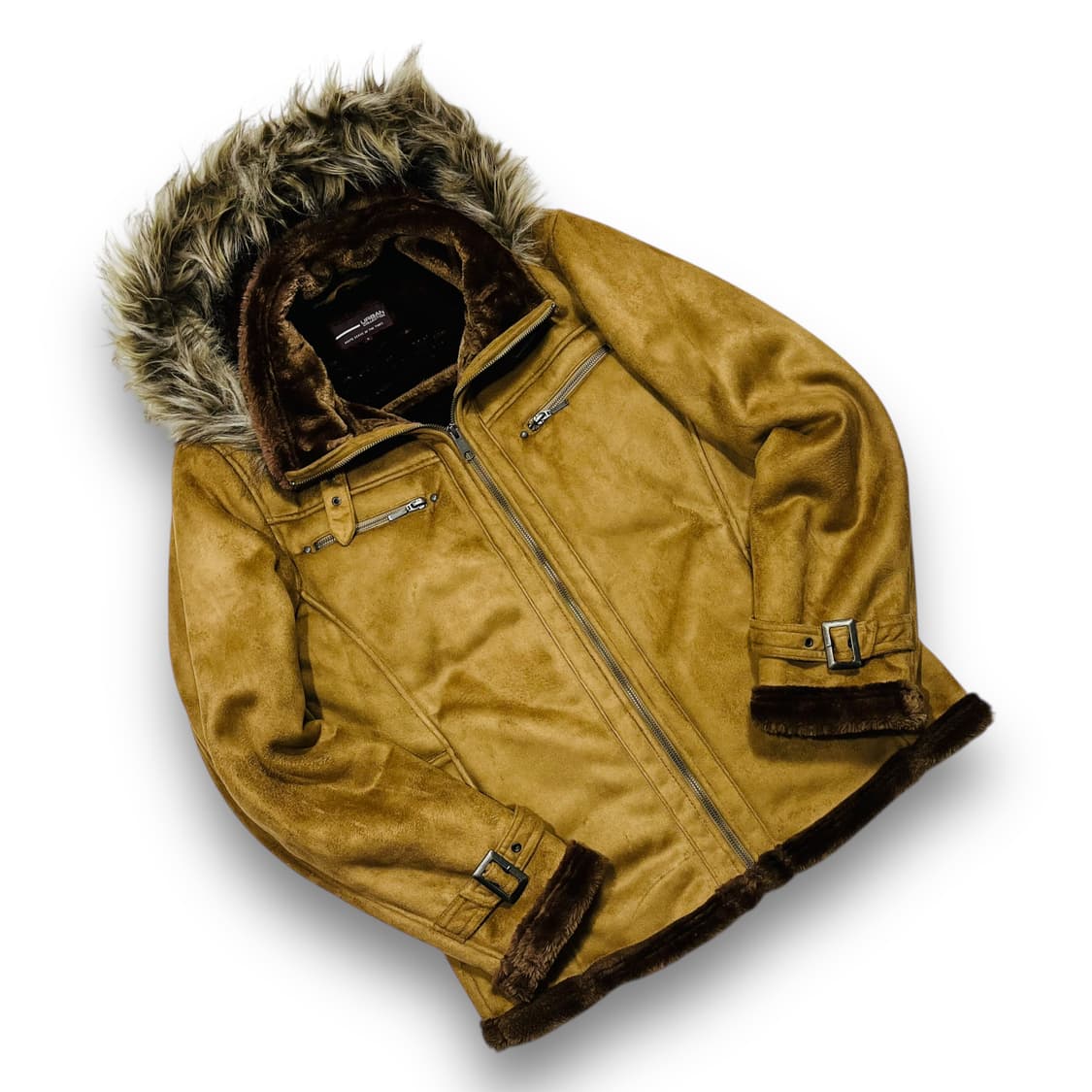 Urban collection Fur hooded jacket 상품이미지1