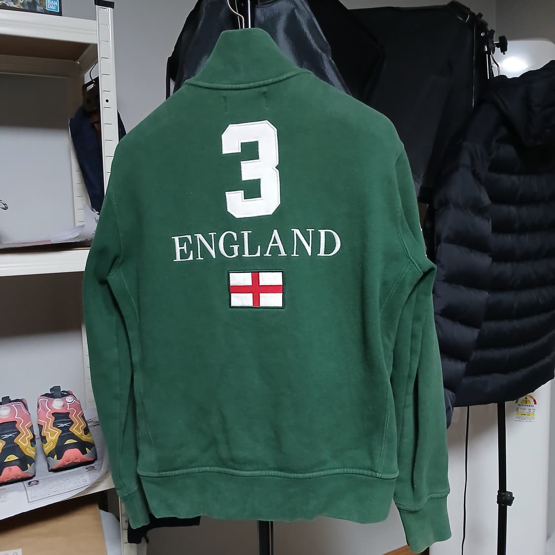 polo 폴로 랄프로렌 빅포니 잉글랜드 스웻자켓 집업 빈티지 상품이미지2