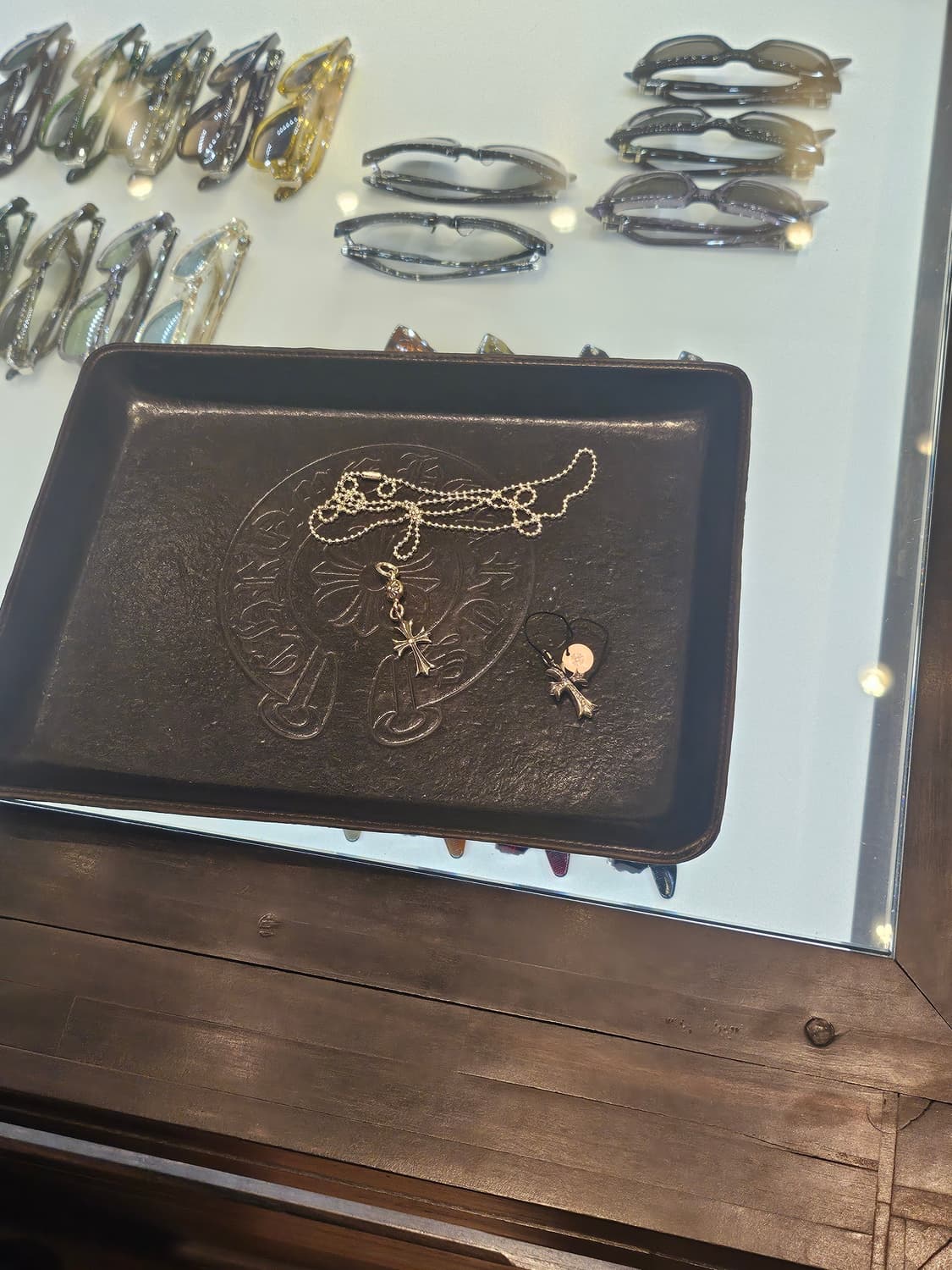 한스룸 크롬하츠 원볼 타이니크로스 참 새제품 팔아용 상품이미지3