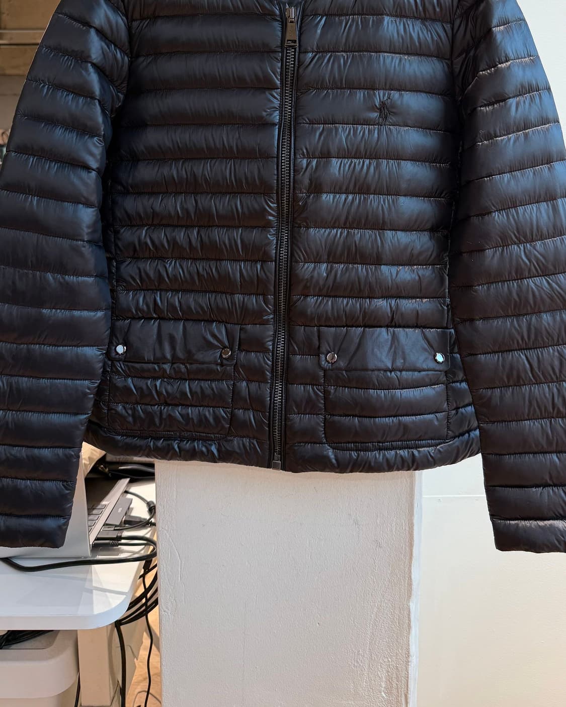 폴로 랄프로렌 블랙 덕다운 자켓  사이즈 M  상품이미지6