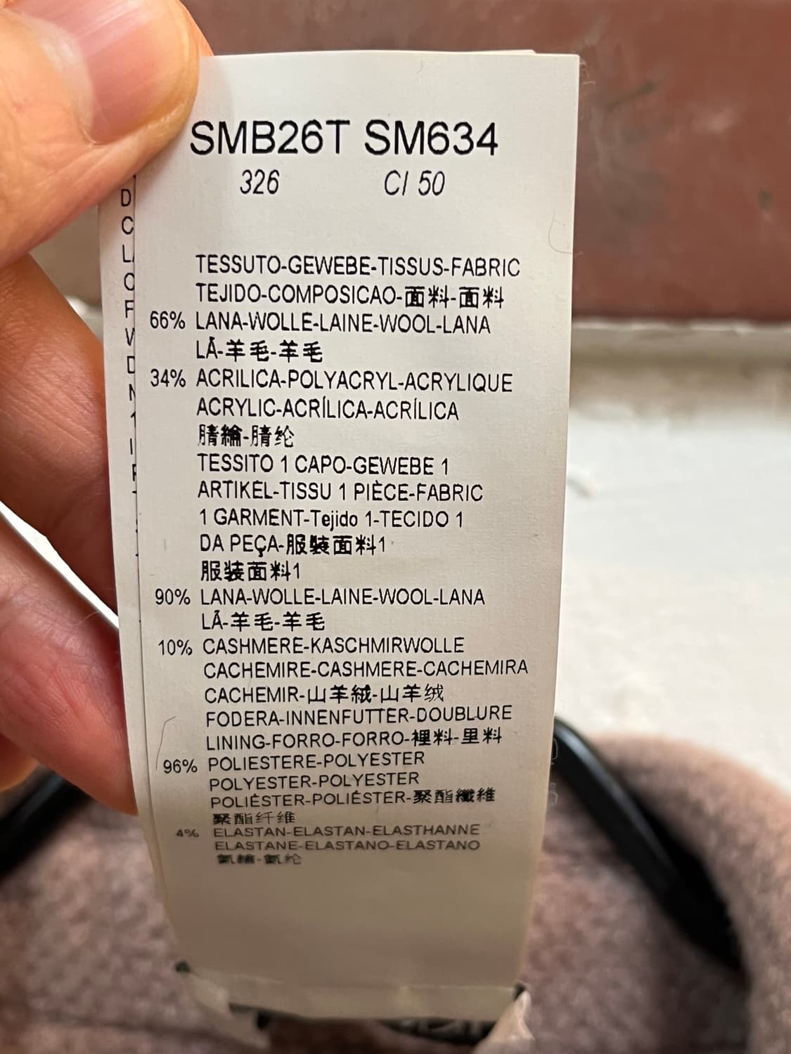 Armani Collezioni 라나 울 캐시미어 혼방 코트 38 상품이미지3