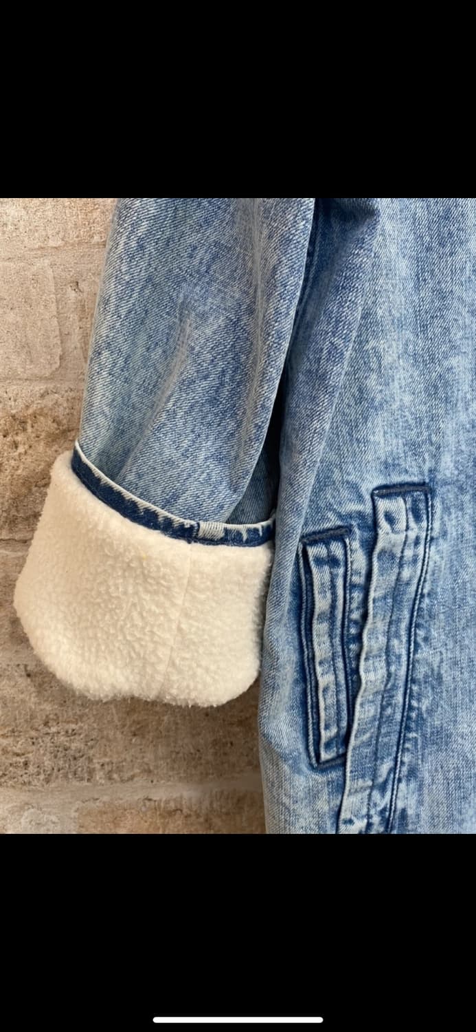 시스템 덤블포인트.데님코트😎 - 타임 마쥬 산드로 상품이미지8