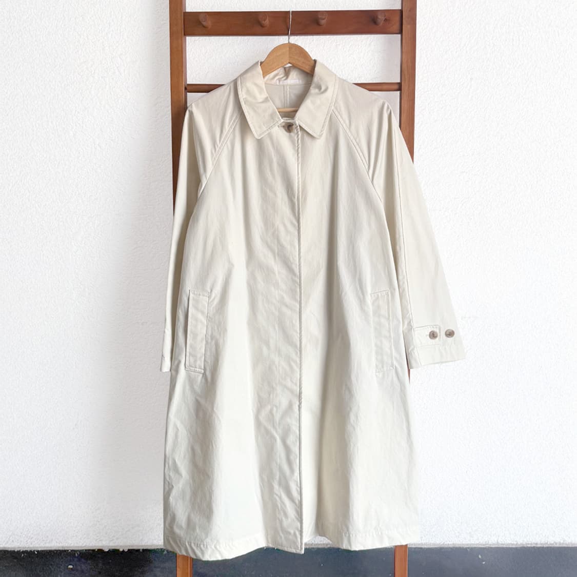 [UNIQLO] 포그 아이보리 싱글 코트 상품이미지1