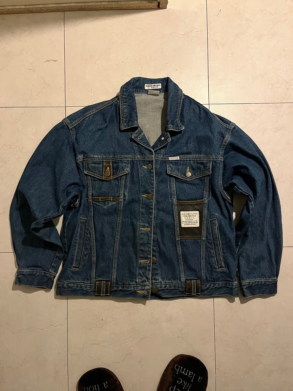 80s Guess 게스 포켓 디테일 데님 자켓 상품이미지2