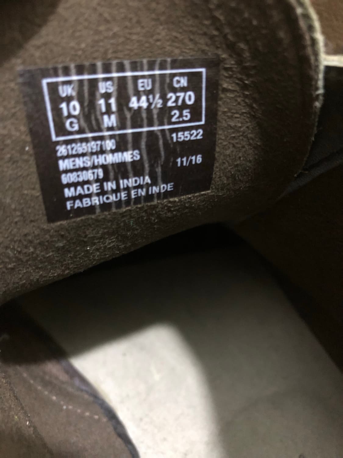 클락스 레더 데저트 부츠 처카부츠 US 11 상품이미지8