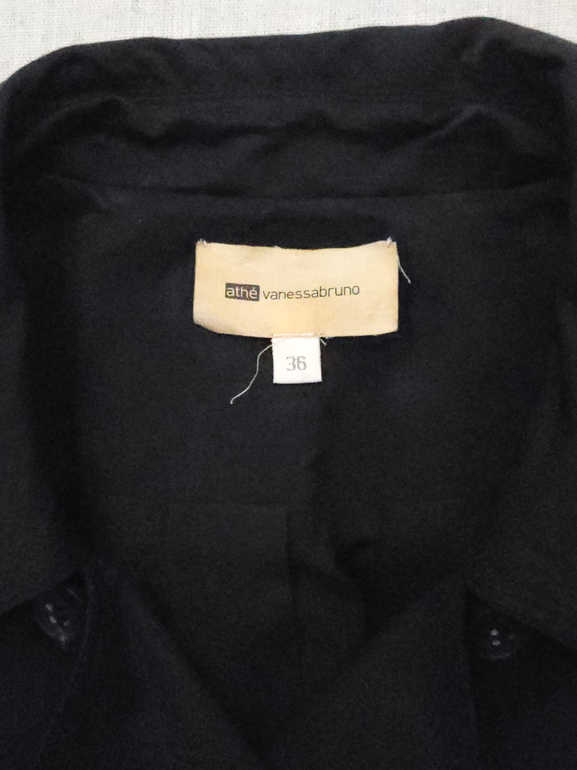 athe vanessabruno 검정색 여성 트렌치코트 s 상품이미지2