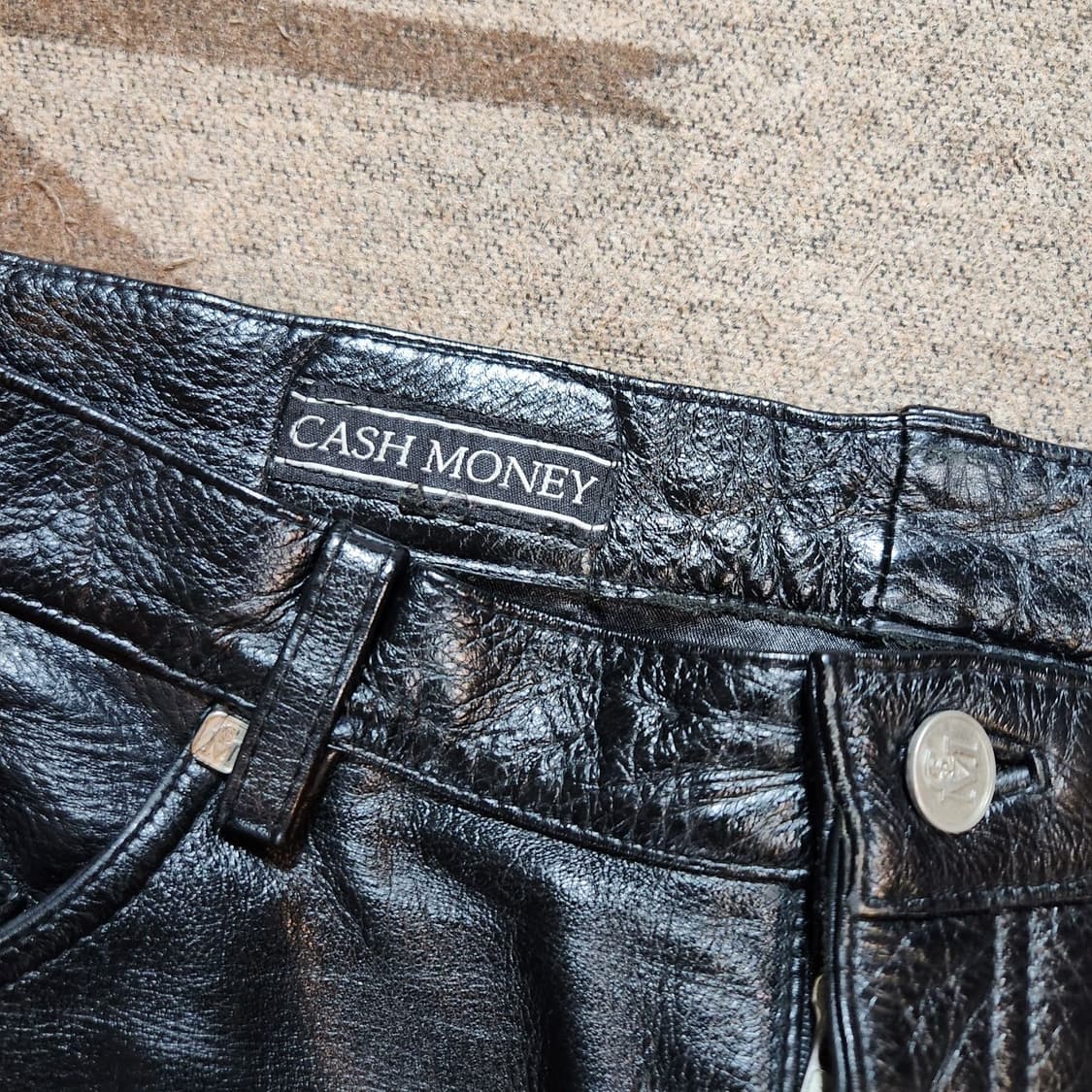 타임세일)캐시머니 헤비 소가죽 팬츠 34 상품이미지4