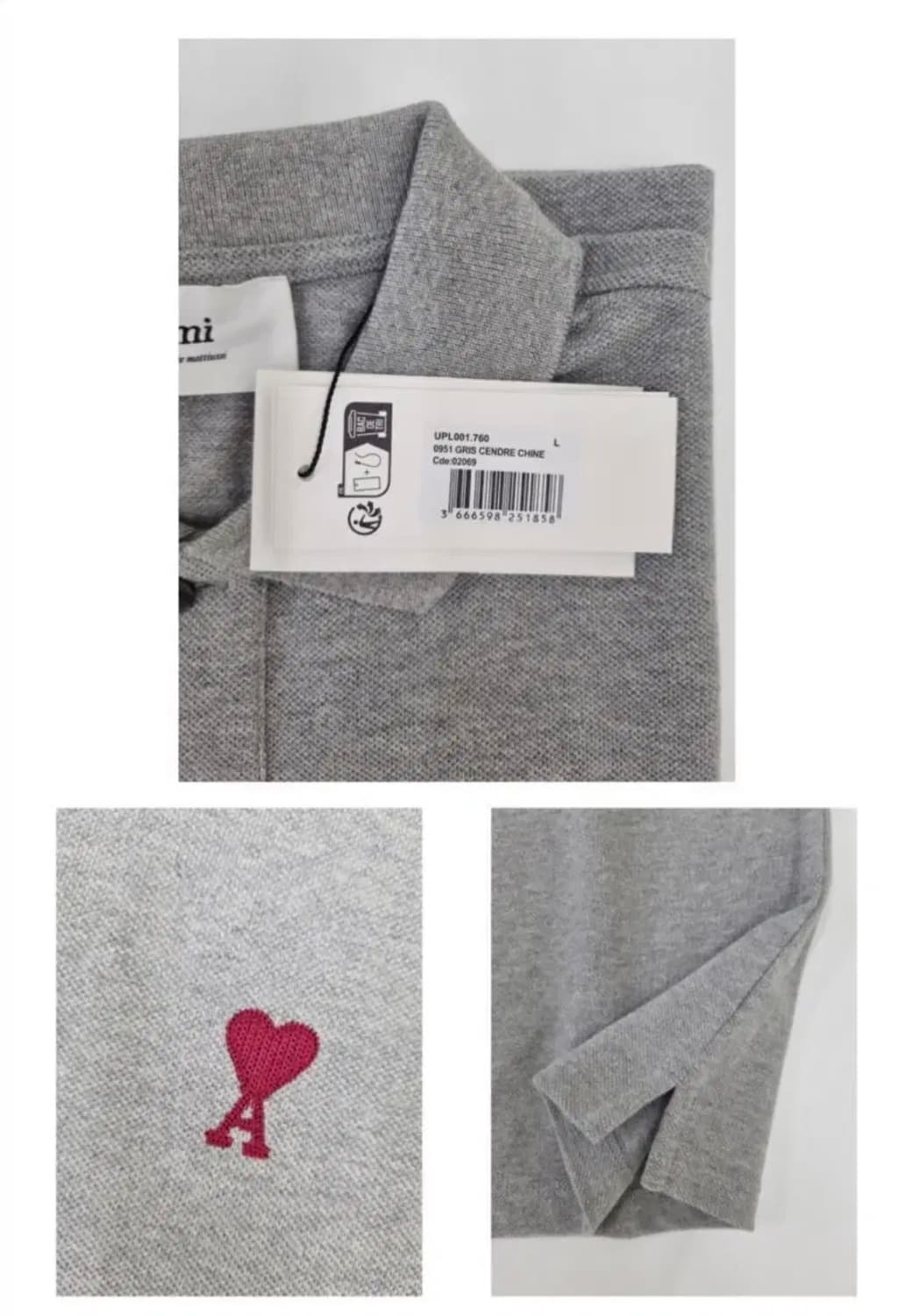 🔥[새상품/정품]🔥 아미 PK 카라 코튼 반팔티 3color 상품이미지6